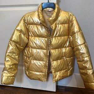 Time and Tru gold puffer jacket